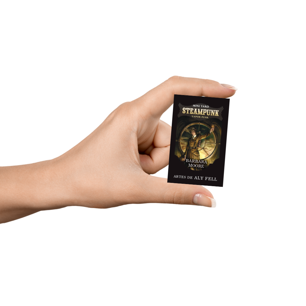 Mini Tarô Mini Tarô Steampunk na mão